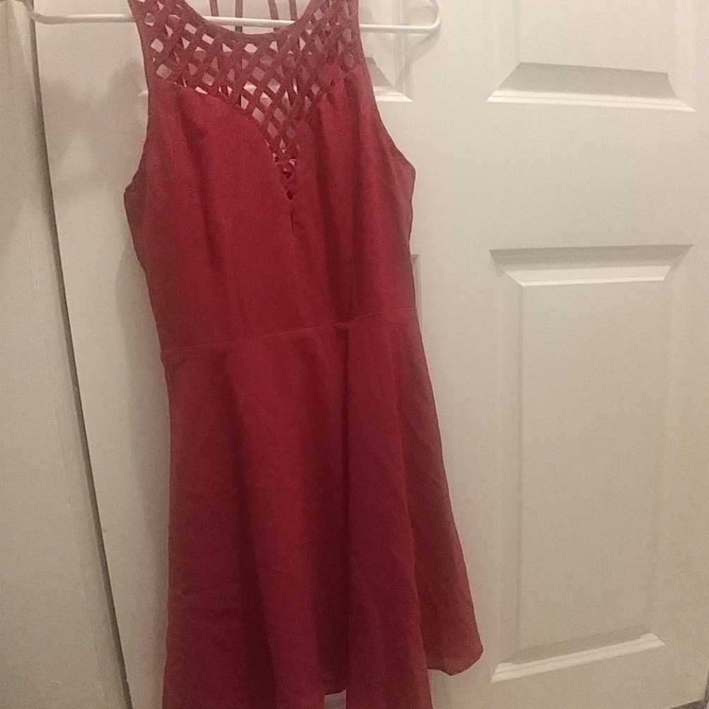 Maroon dress